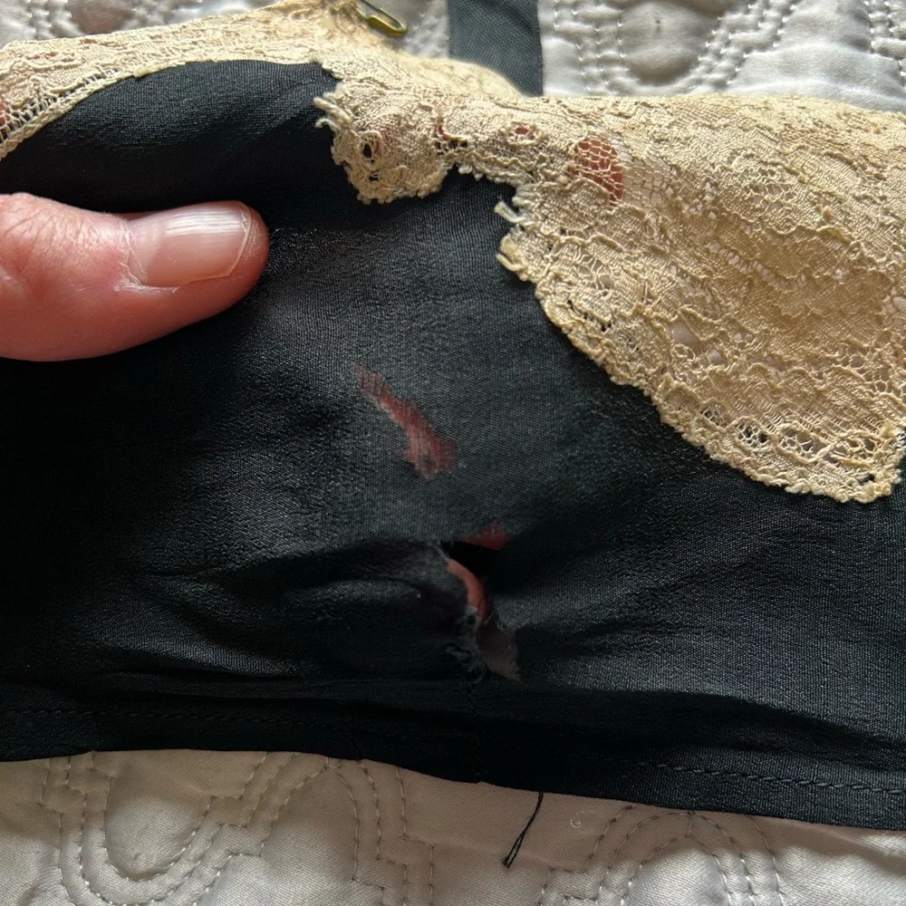 Vintage lingerie set - tap pants and bralette - Size S - Picture 4 of 5